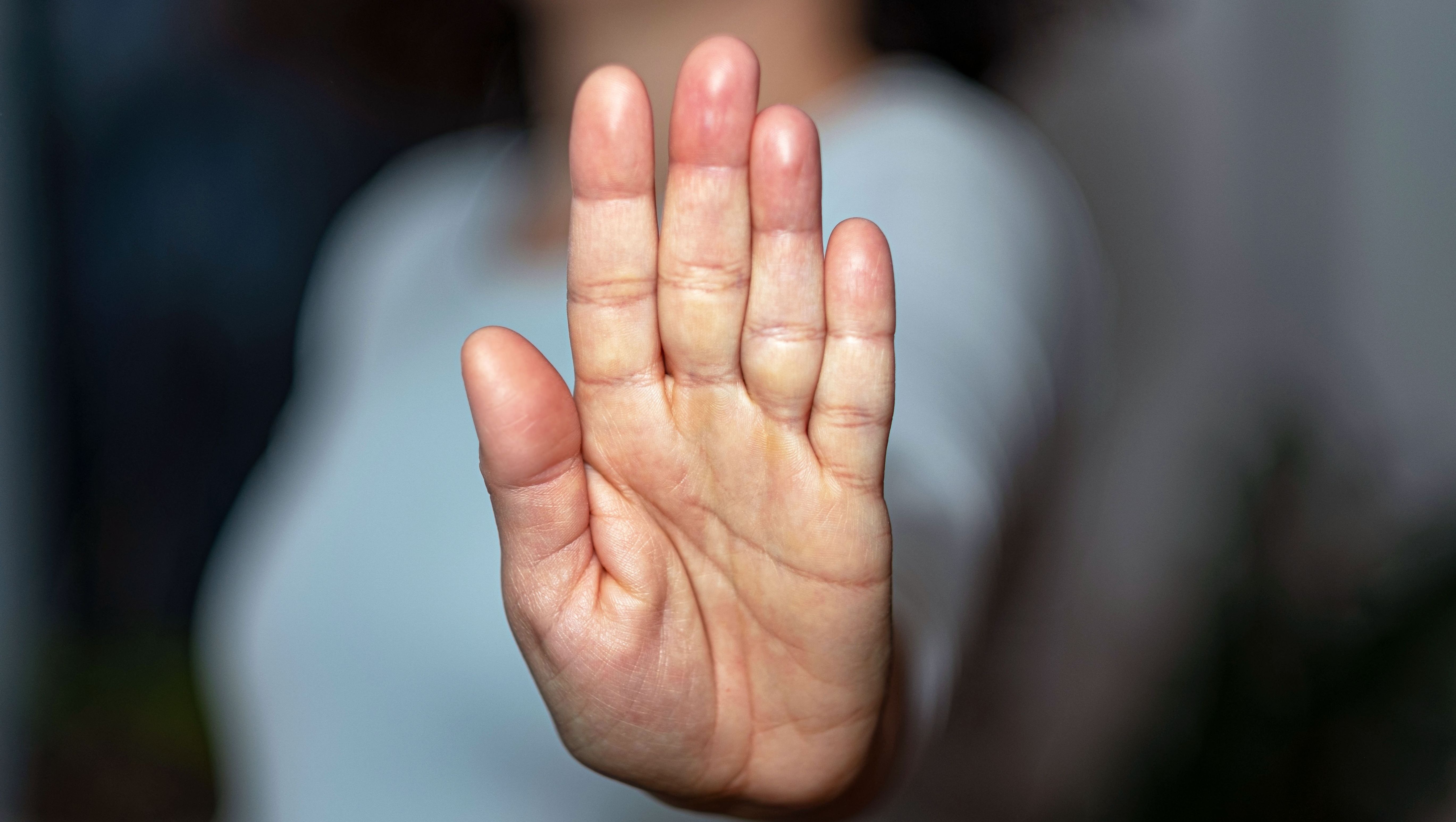 Stopp gegen sexualisierte Gewalt in der Evangelischen Kirche; Foto: Fundus