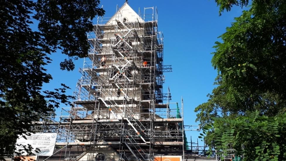 Sanierung der Schlosskirche; Foto: Wisse