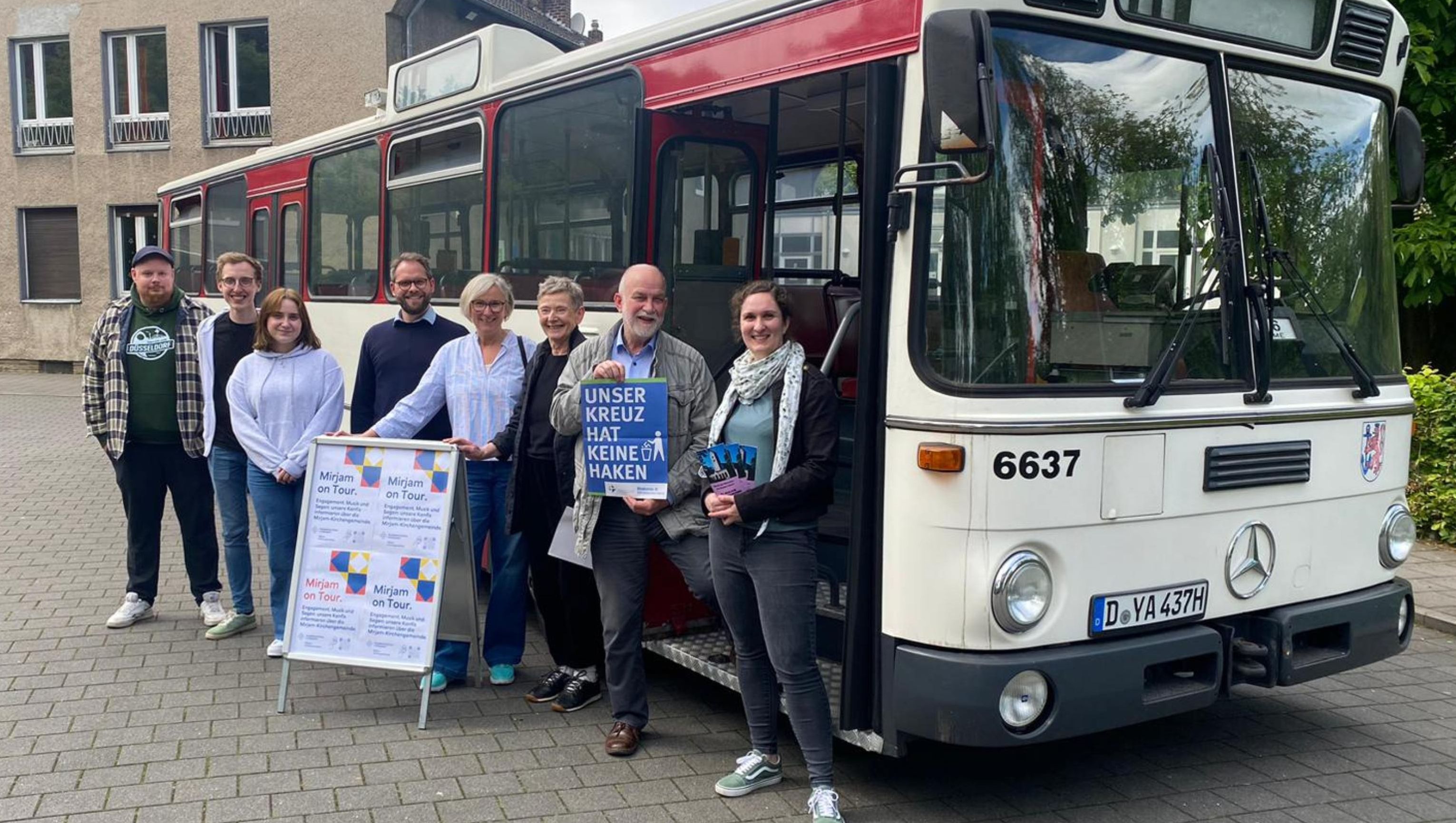 Mirjam on tour; Foto: Mirjam