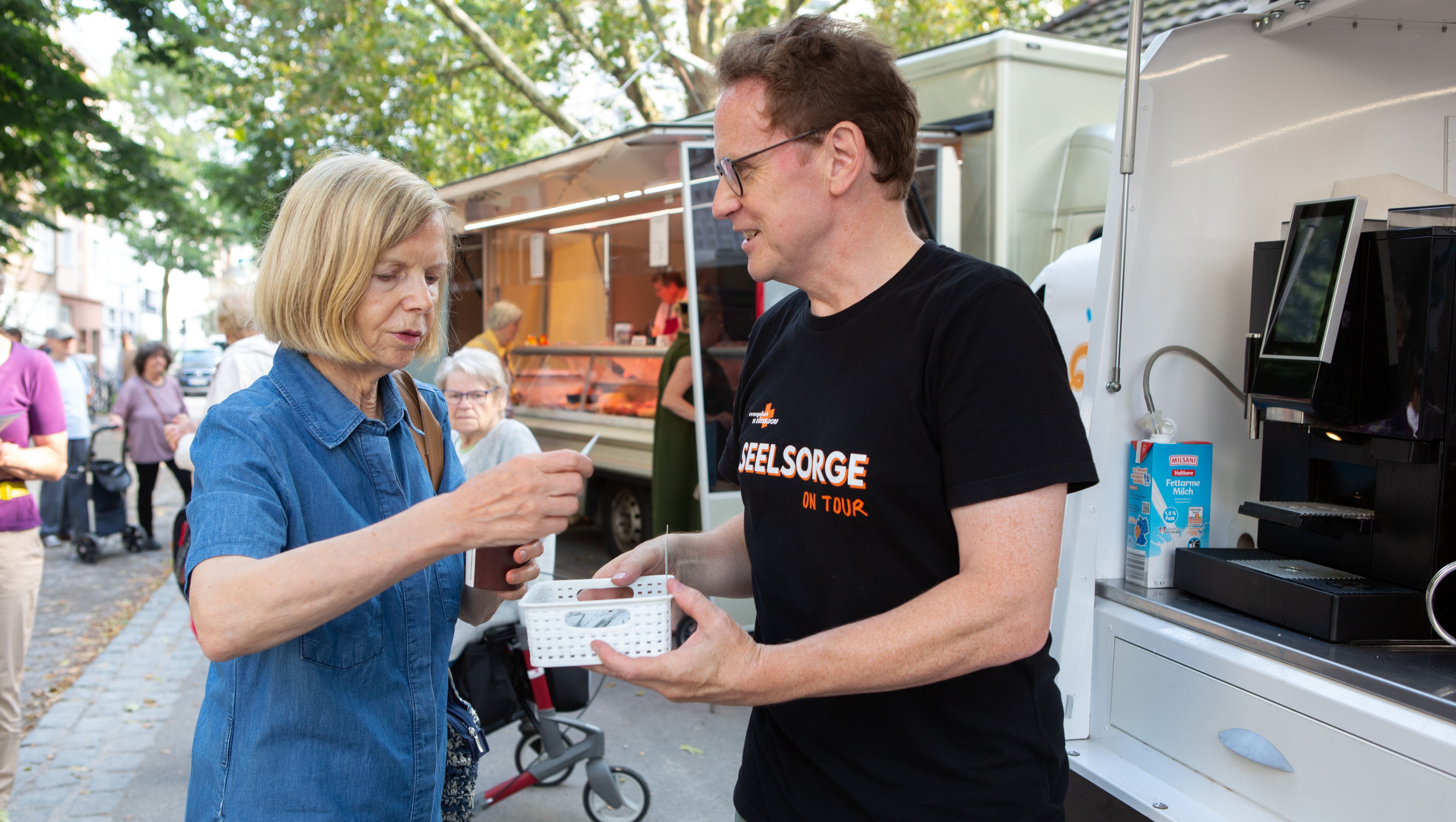 Seelsorge in Düsseldorf; Foto: Martina Chardin