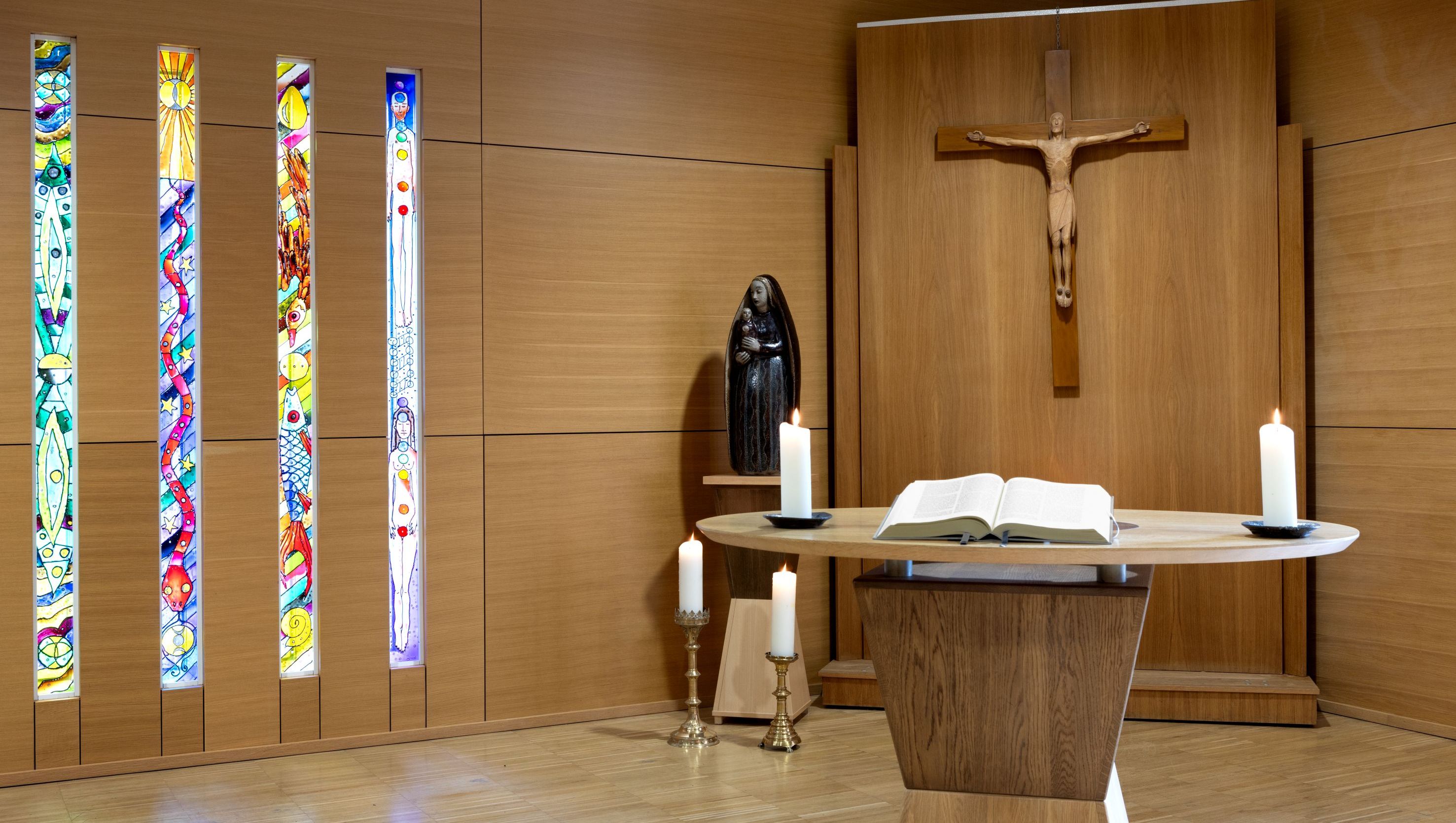 Kapelle der JVA Düsseldorf; Foto: Martina Chardin