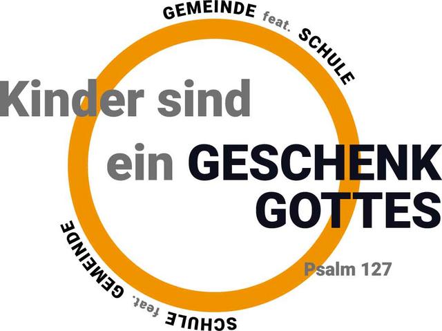 Grafik "Kinder sind ein Geschenk Gottes"; Quelle: evdus